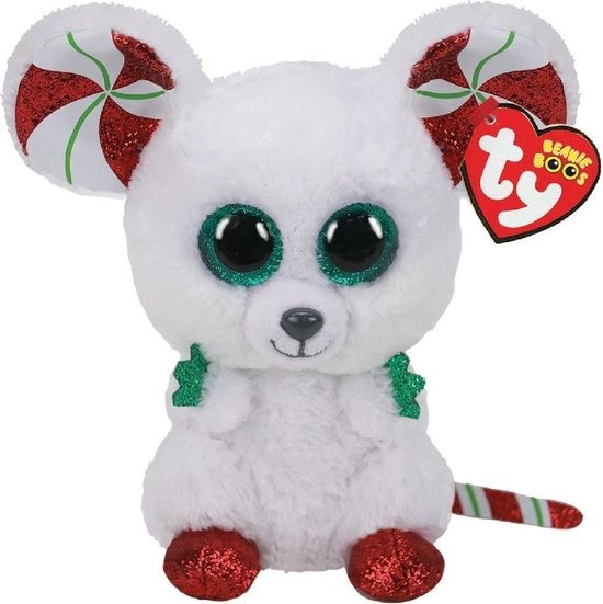 methaan Het is de bedoeling dat Geven TY Beanie Boos Beanie Boo's Christmas Mouse Chimney 15cm - Oma's Marktkraam